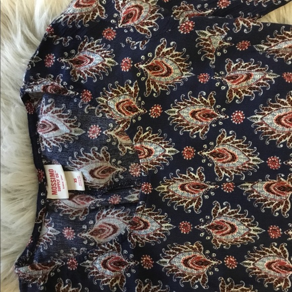 Mossimo | Long Sleeve Boho Minidress - Picture 2 of 2